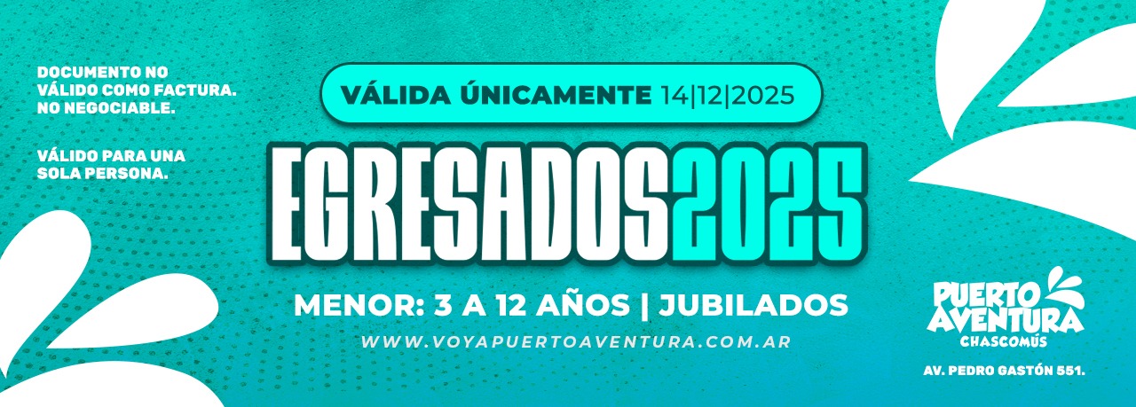 Entrada menor Egresados 2025