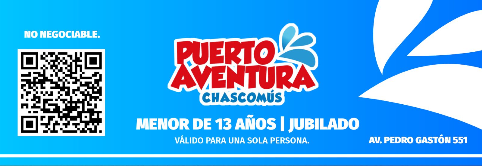Entrada menores y jubilados